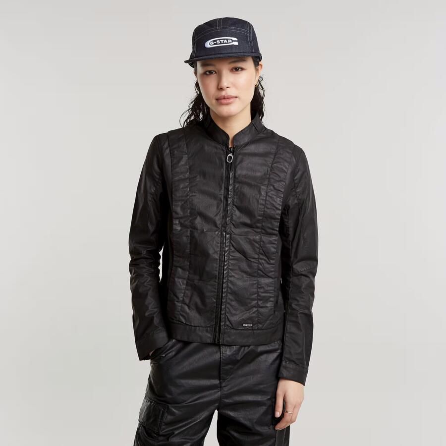 G-Star RAW Coated Overshirt Zwart Dames - Foto 7
