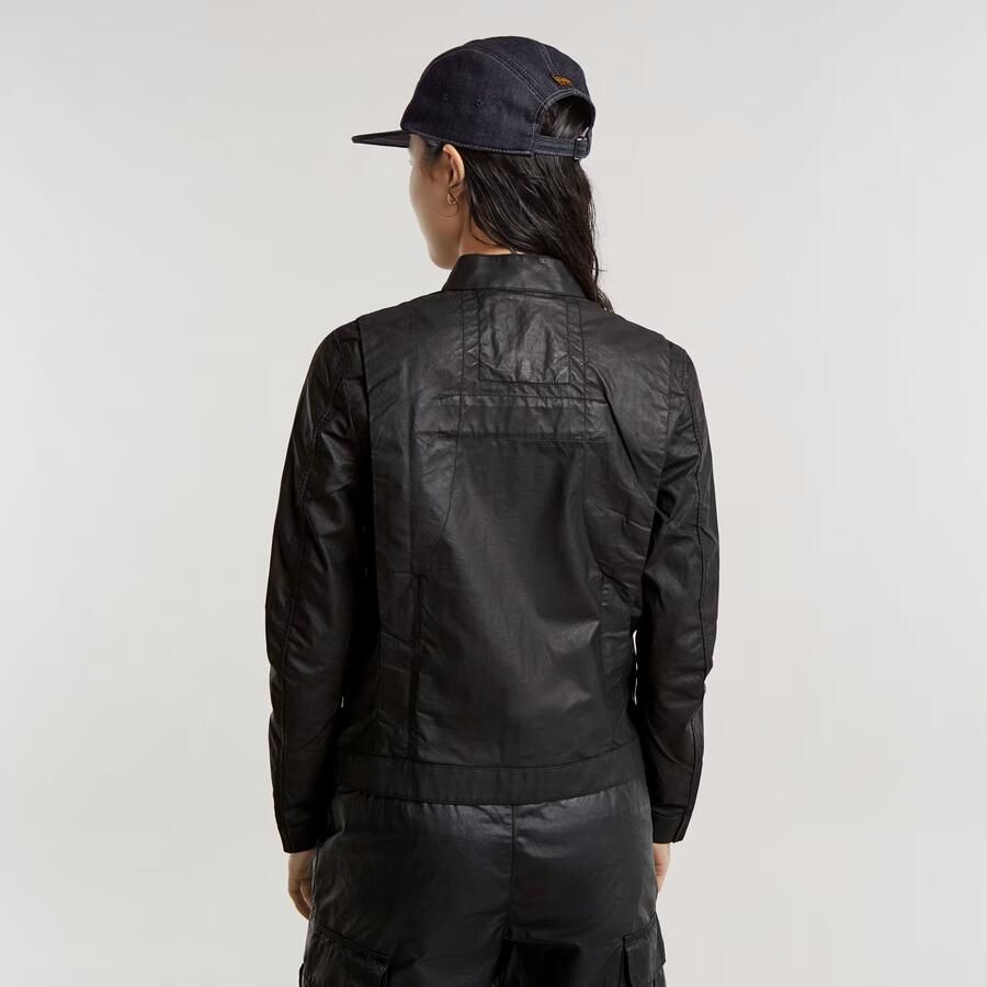 G-Star RAW Coated Overshirt Zwart Dames