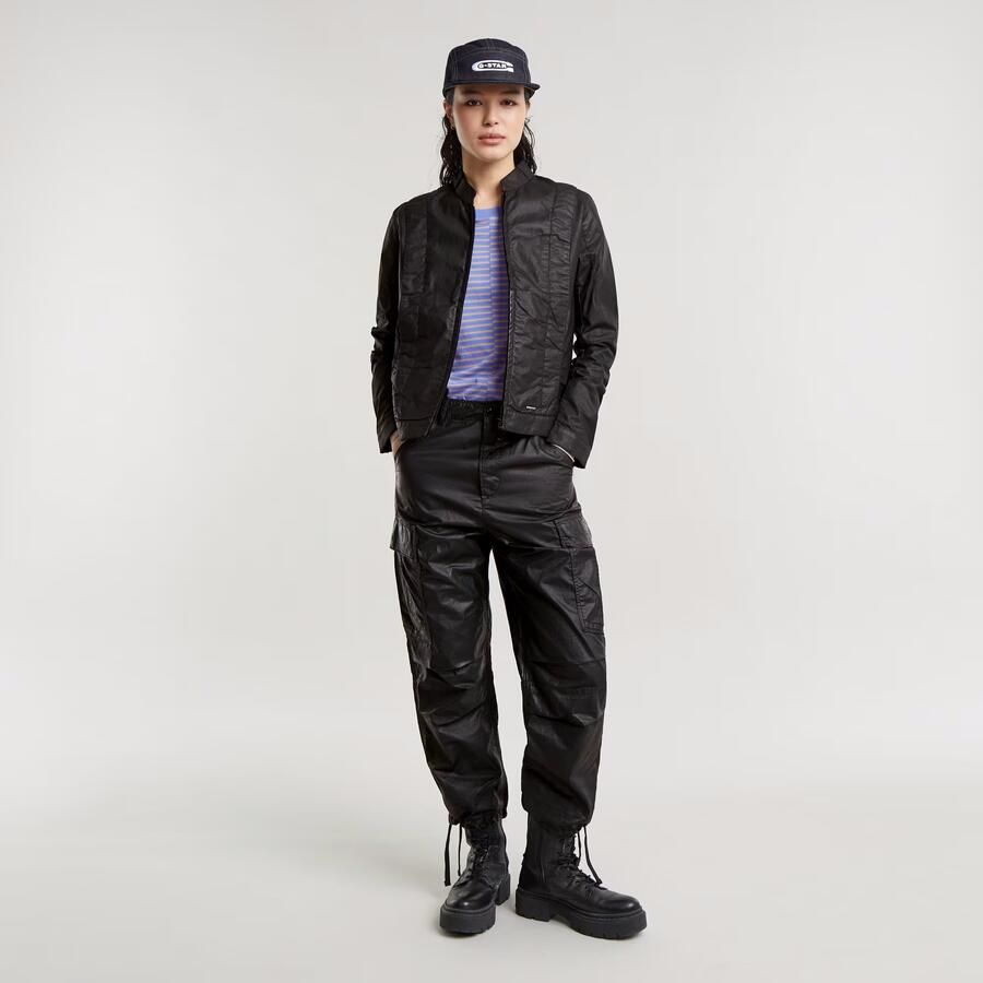 G-Star RAW Coated Overshirt Zwart Dames - Foto 2