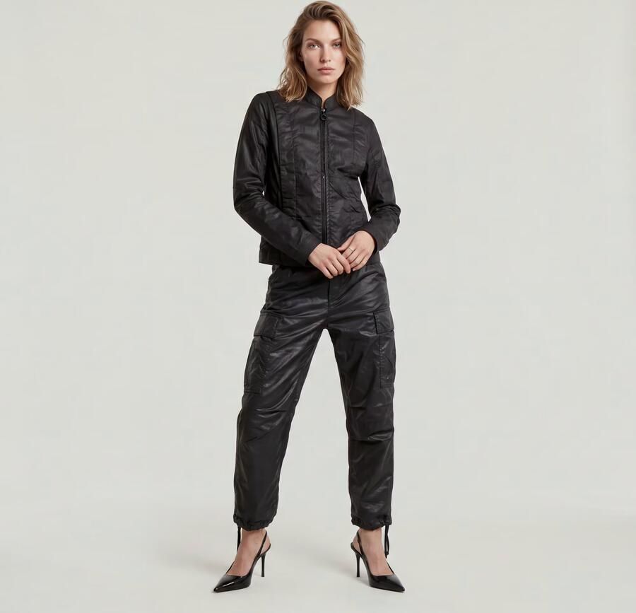 G-Star RAW Coated Overshirt Zwart Dames - Foto 5