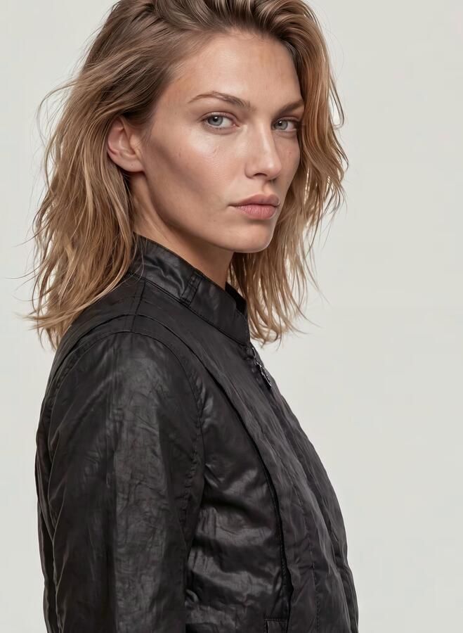 G-Star RAW Coated Overshirt Zwart Dames - Foto 7