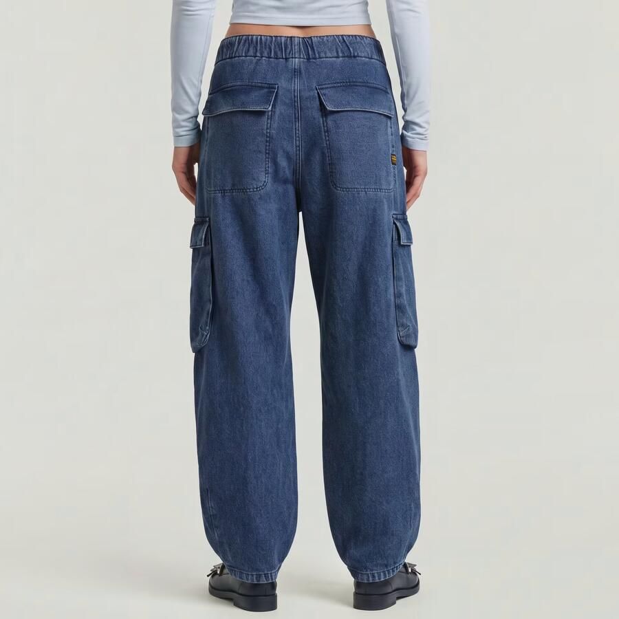 G-Star RAW Cocoon Broek Midden blauw Dames - Foto 6