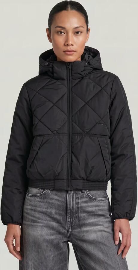 G-Star Raw Regular fit gewatteerd jack met capuchon - Foto 6