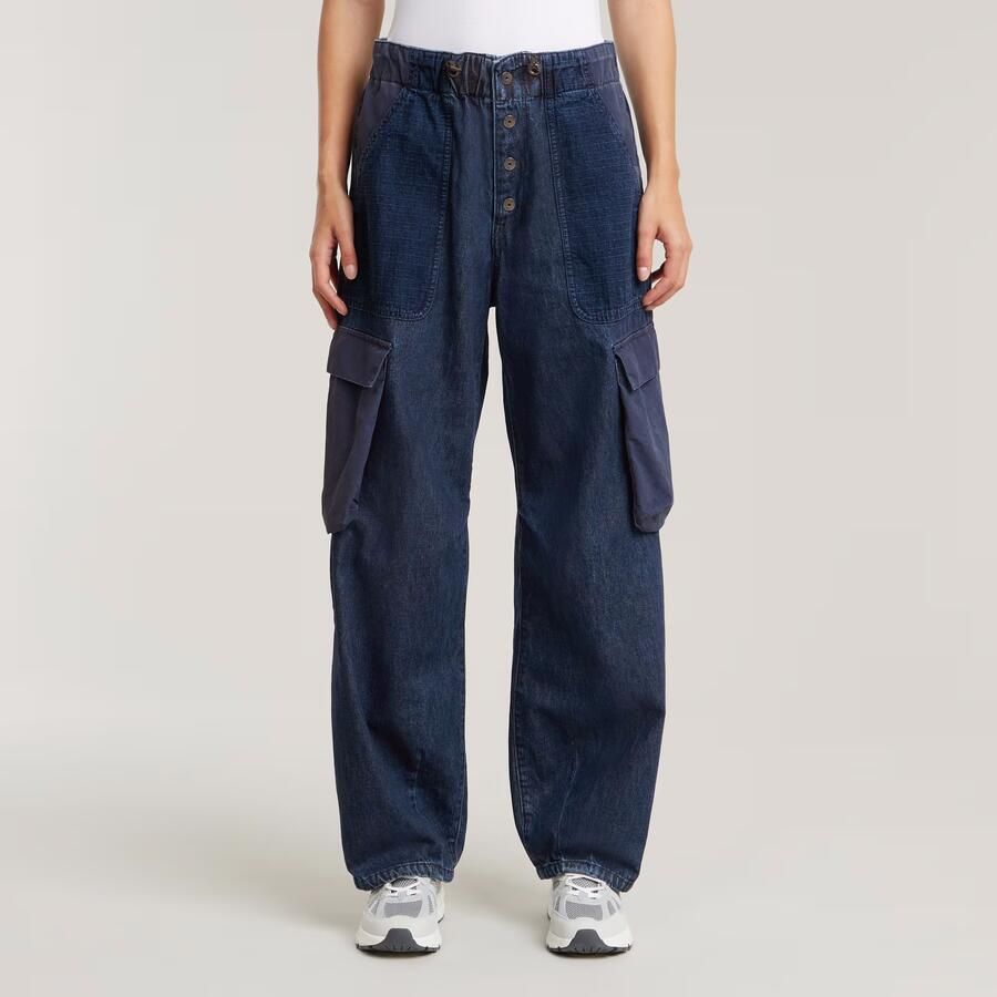 G-Star RAW Cocoon Jeans Fabric Mix Donkerblauw Dames - Foto 7