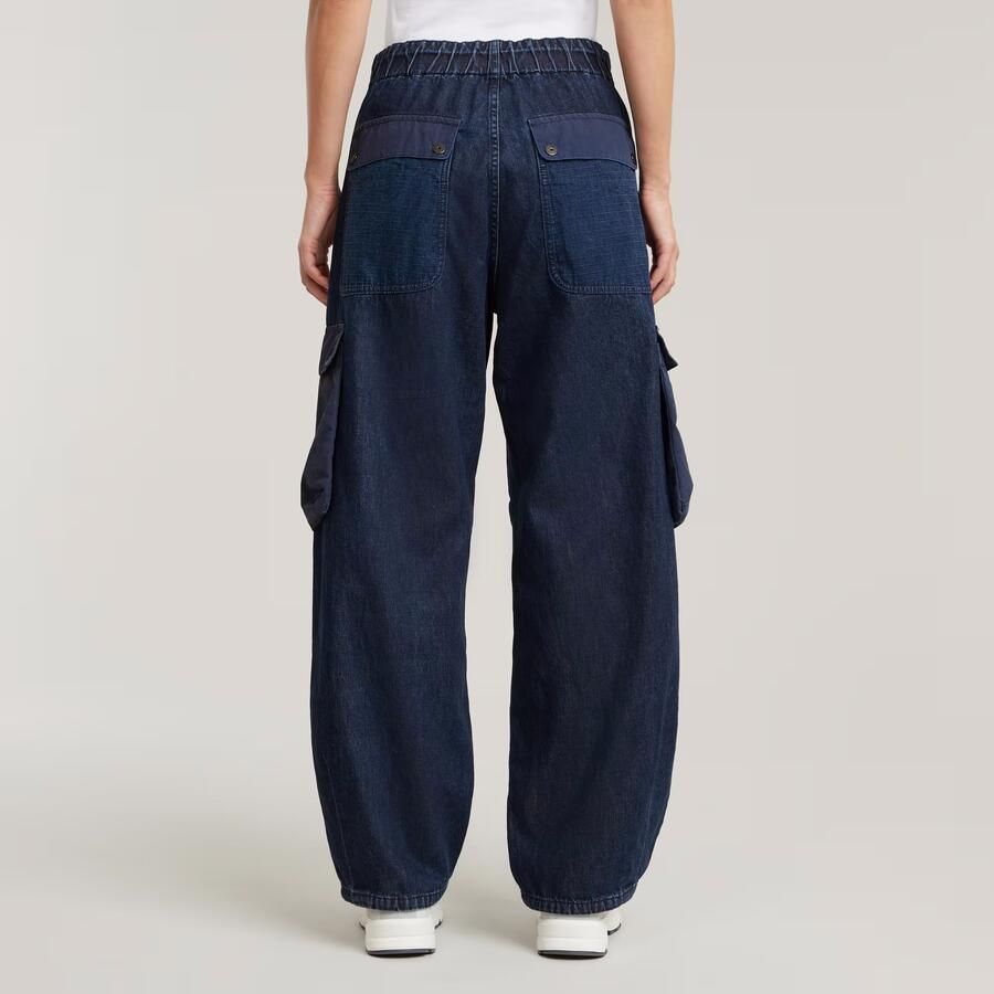 G-Star RAW Cocoon Jeans Fabric Mix Donkerblauw Dames