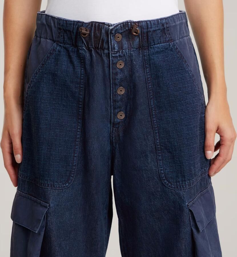 G-Star RAW Cocoon Jeans Fabric Mix Donkerblauw Dames - Foto 4