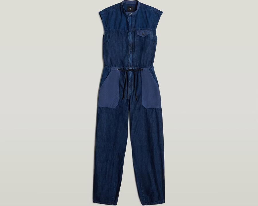 G-Star RAW Cocoon Jumpsuit Donkerblauw Dames - Foto 5