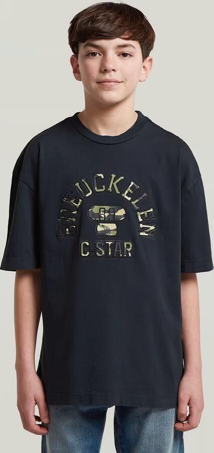 G-Star RAW Coll Top T-Shirt voor jongens Donkerblauw jongens