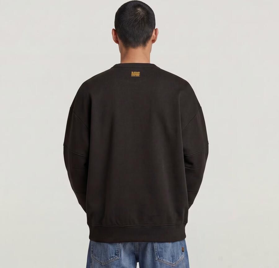G-Star RAW Constructed Loose Sweater Zwart Heren - Foto 4