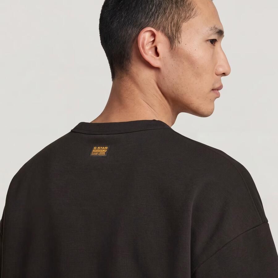 G-Star RAW Constructed Loose Sweater Zwart Heren - Foto 3