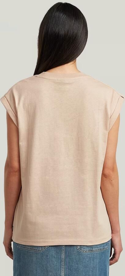 G-Star RAW Constructed Loose T-Shirt Roze Dames - Foto 5