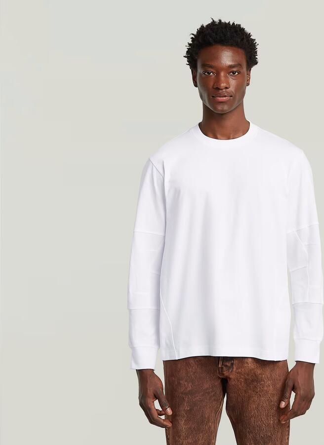 G-Star RAW Constructed Loose T-Shirt Wit Heren - Foto 7