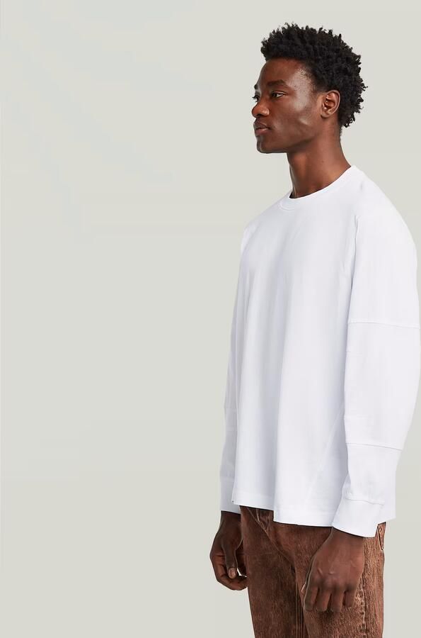 G-Star RAW Constructed Loose T-Shirt Wit Heren - Foto 4