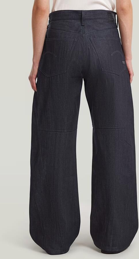 G-Star RAW Contor Wide Jeans Donkerblauw Dames - Foto 6
