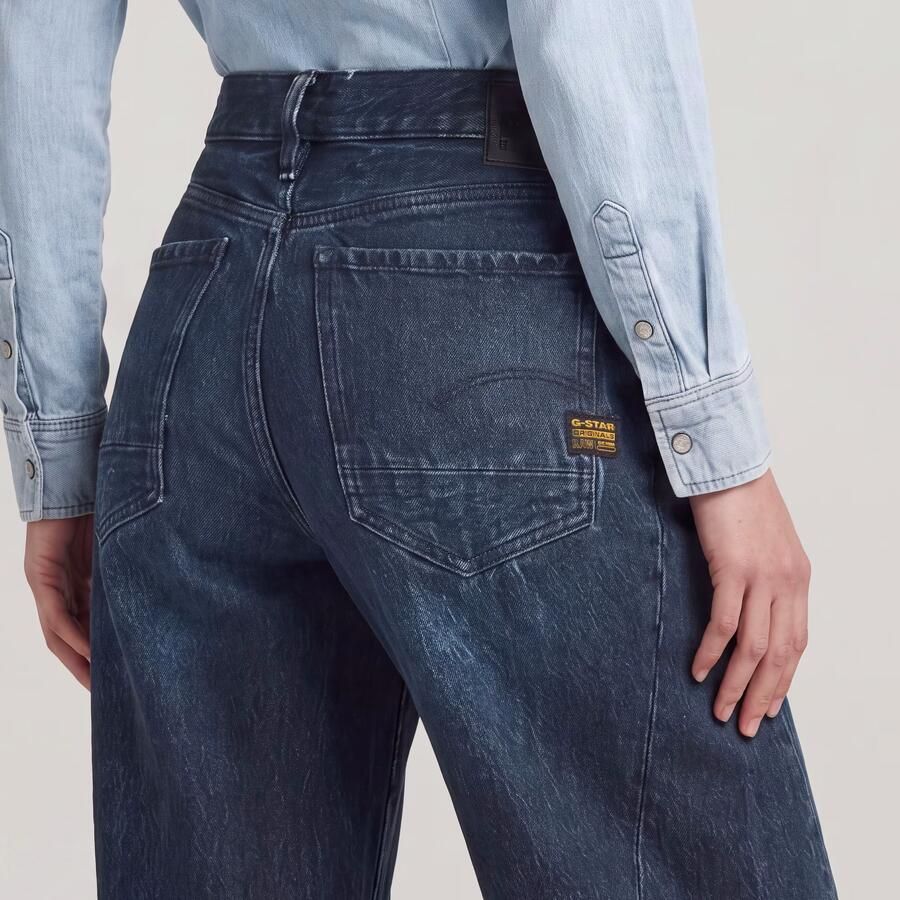 G-Star RAW Contor Barrel Loose Jeans Donkerblauw Dames - Foto 3