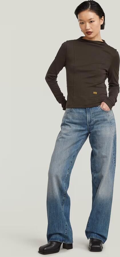 G-Star RAW Contor Barrel Loose Jeans Lichtblauw Dames - Foto 6