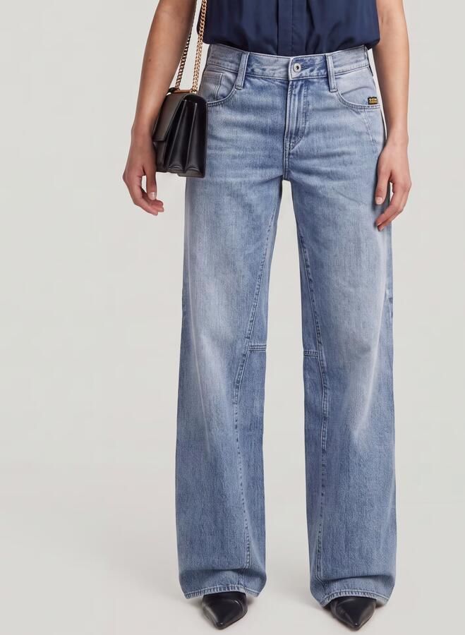 G-Star RAW Contor Barrel Loose Jeans Lichtblauw Dames - Foto 9