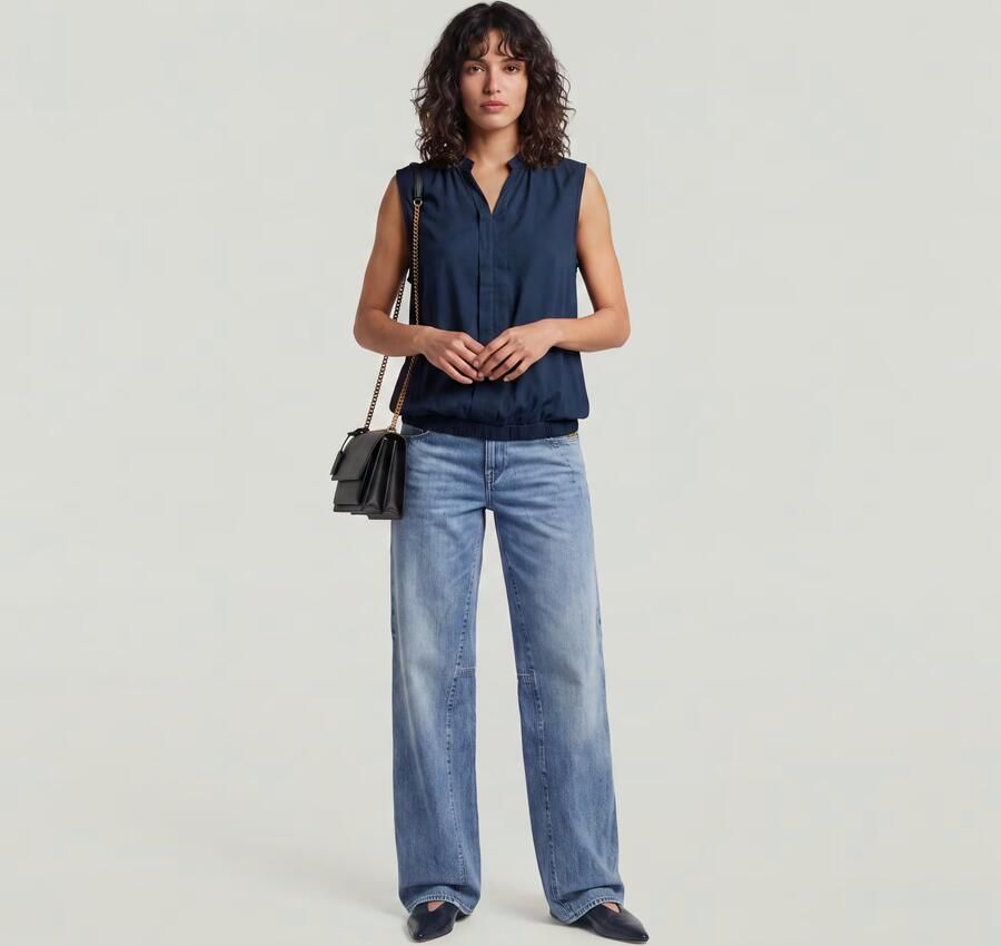 G-Star RAW Contor Barrel Loose Jeans Lichtblauw Dames - Foto 8