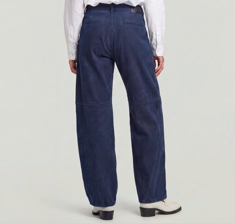 G-Star RAW Contor Barrel Wide Chino Jeans Donkerblauw Dames - Foto 4