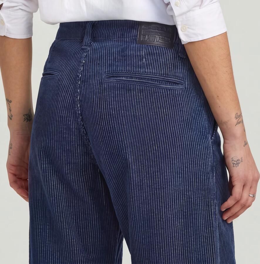 G-Star RAW Contor Barrel Wide Chino Jeans Donkerblauw Dames - Foto 3