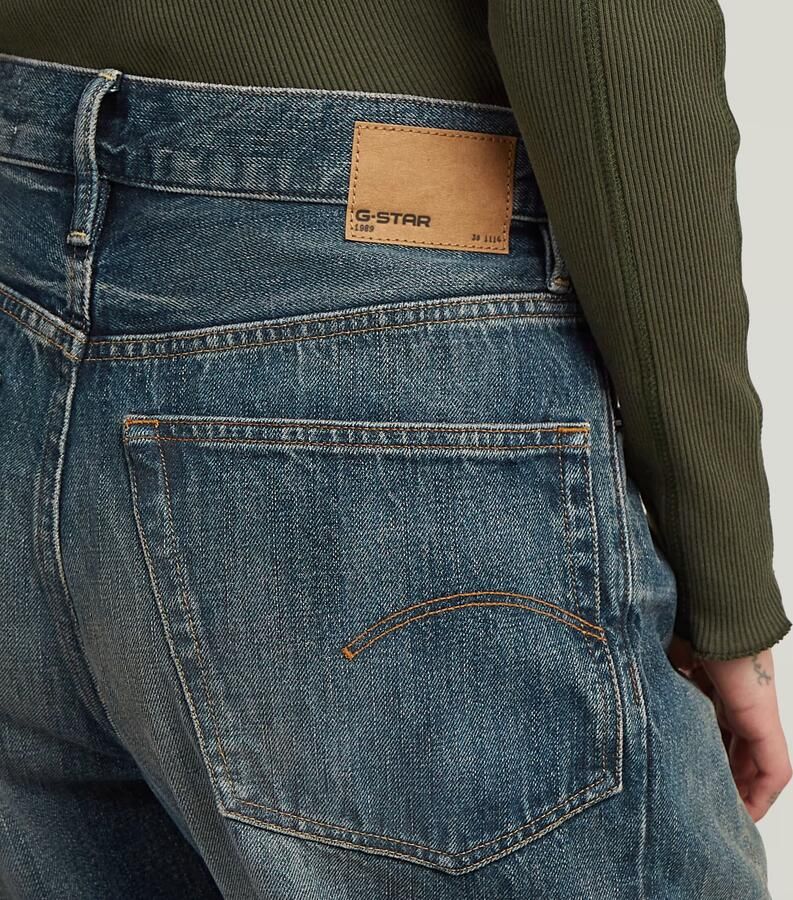 G-Star RAW Contor Barrel Wide Jeans Donkerblauw Dames - Foto 3