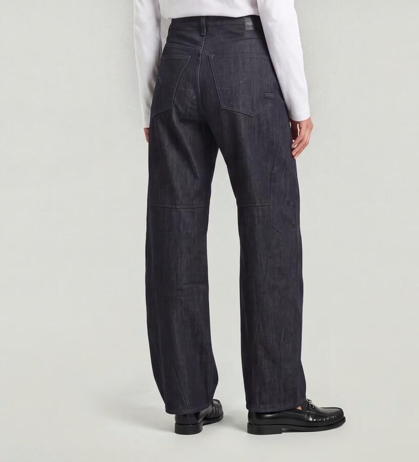 G-Star RAW Contor Barrel Wide Jeans Donkerblauw Dames - Foto 5