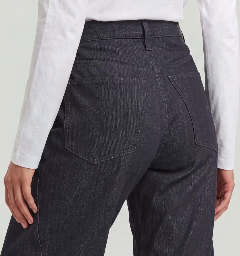 G-Star RAW Contor Barrel Wide Jeans Donkerblauw Dames - Foto 3