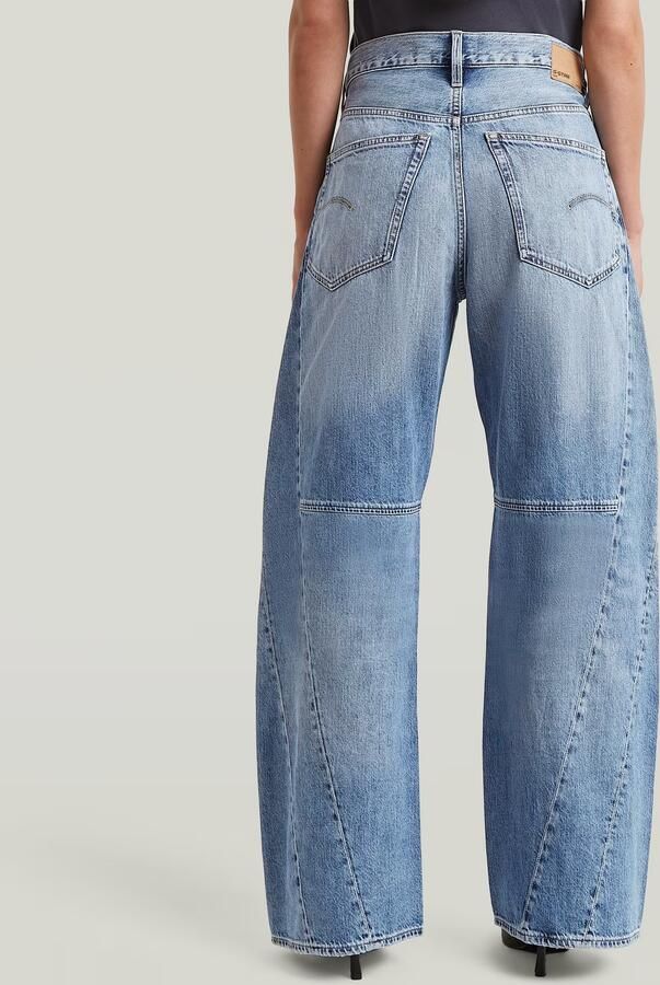 G-Star RAW Contor Barrel Wide Jeans Midden blauw Dames - Foto 6