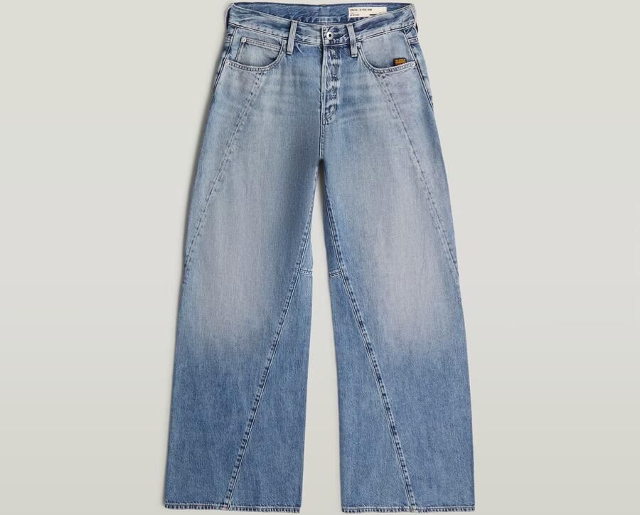 G-Star RAW Contor Barrel Wide Jeans Midden blauw Dames - Foto 5