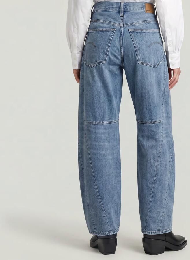 G-Star RAW Contor Barrel Wide Jeans Midden blauw Dames - Foto 12
