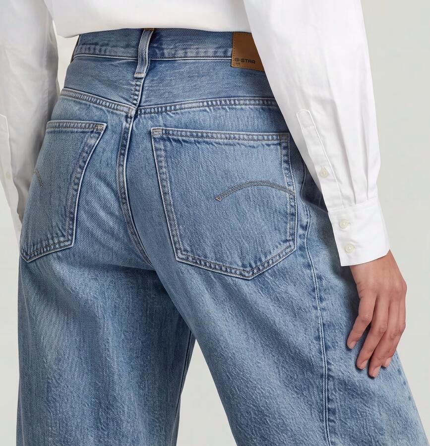 G-Star RAW Contor Barrel Wide Jeans Midden blauw Dames - Foto 8