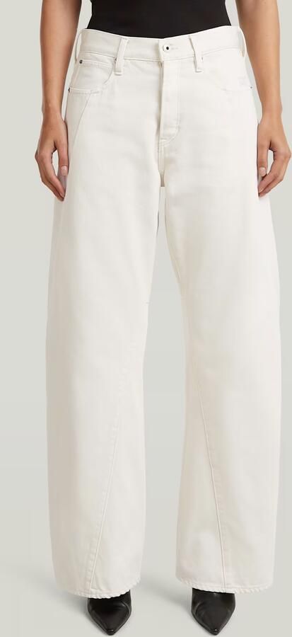 G-Star RAW Contor Barrel Wide Jeans Wit Dames