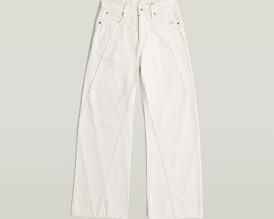 G-Star RAW Contor Barrel Wide Jeans Wit Dames - Foto 4