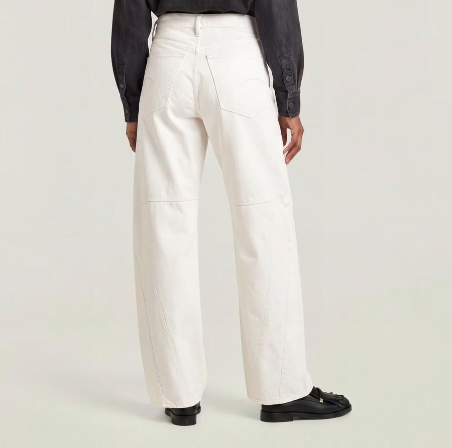 G-Star RAW Contor Barrel Wide Jeans Wit Dames - Foto 3