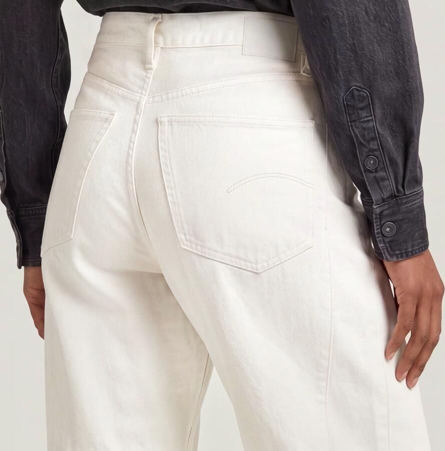 G-Star RAW Contor Barrel Wide Jeans Wit Dames - Foto 4