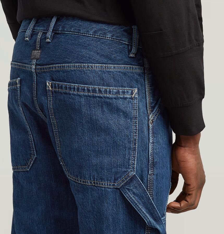 G-Star RAW Contor Loose Carpenter Jeans Donkerblauw Heren - Foto 4