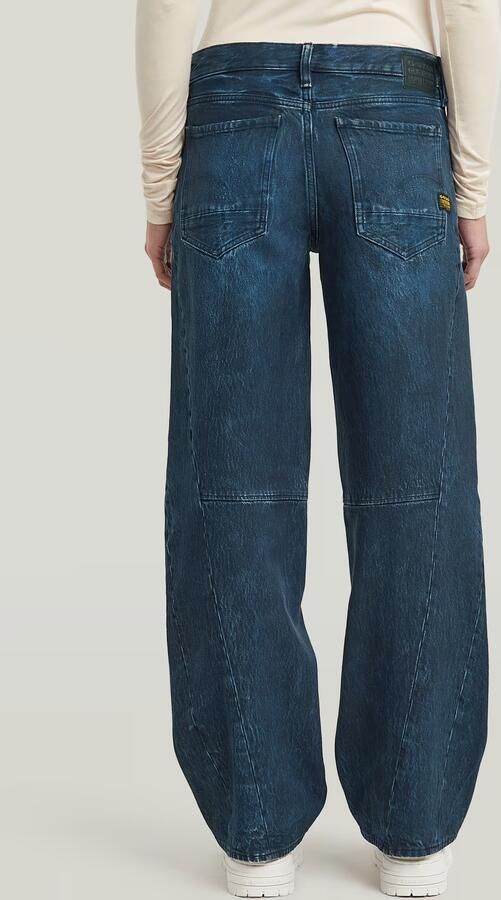G-Star RAW Contor Barrel Loose Jeans Donkerblauw Dames - Foto 5