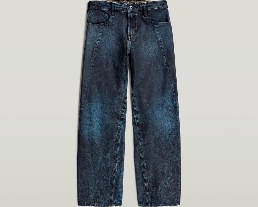 G-Star RAW Contor Barrel Loose Jeans Donkerblauw Dames - Foto 4