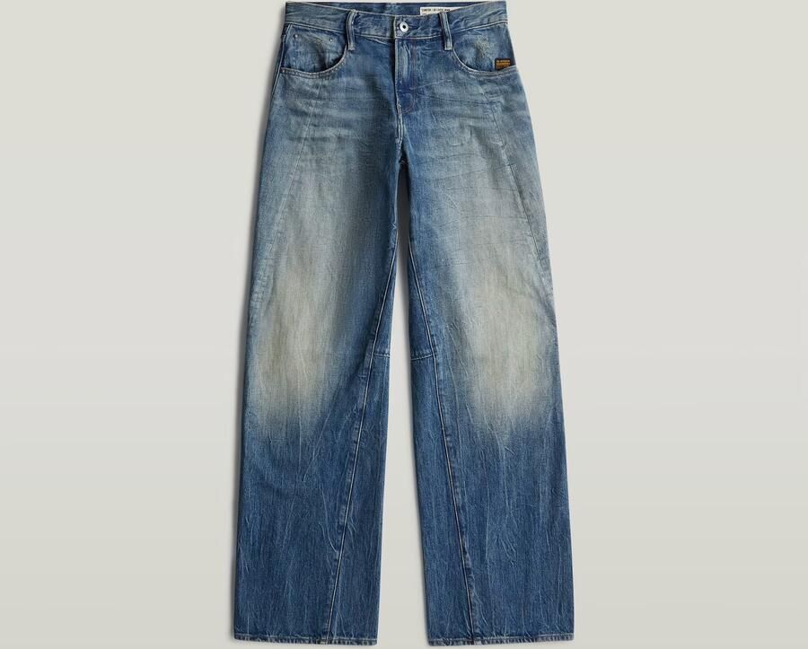 G-Star RAW Contor Barrel Loose Jeans Donkerblauw Dames - Foto 3