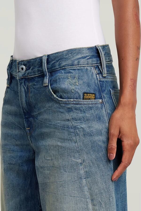 G-Star RAW Contor Barrel Loose Jeans Donkerblauw Dames - Foto 4