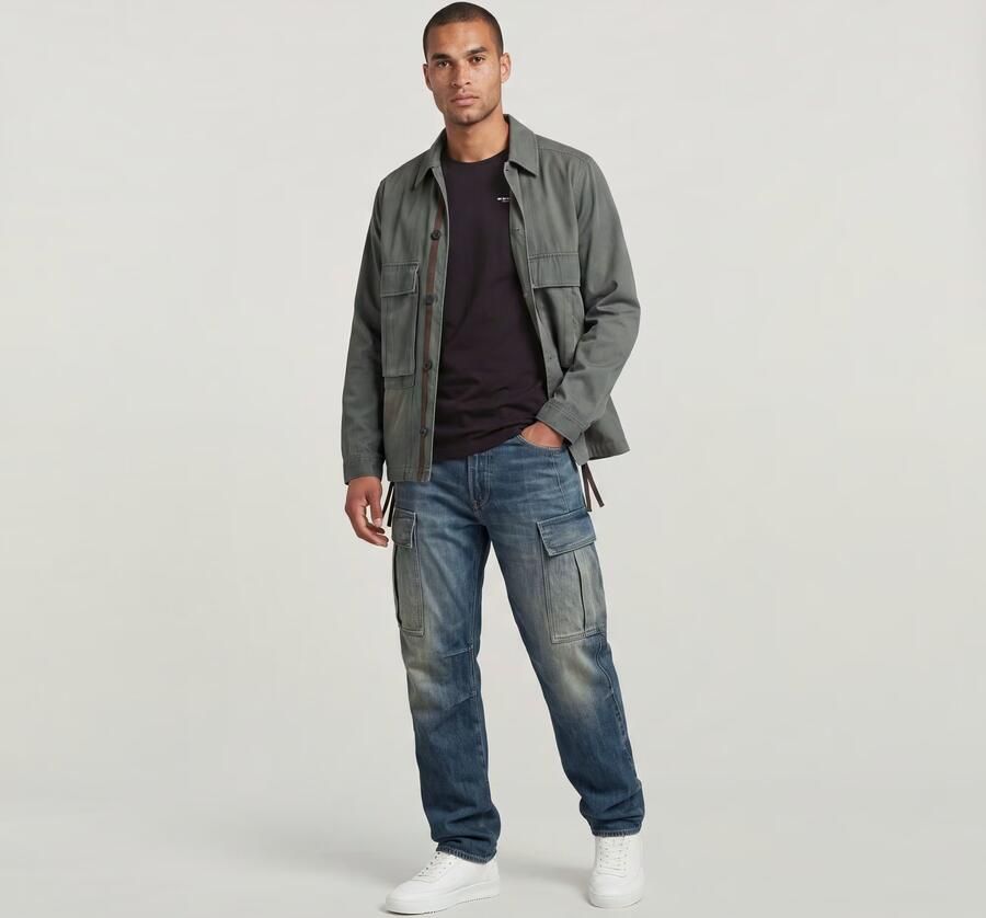 G-Star RAW Contor Regular Cargojeans Donkerblauw Heren - Foto 6