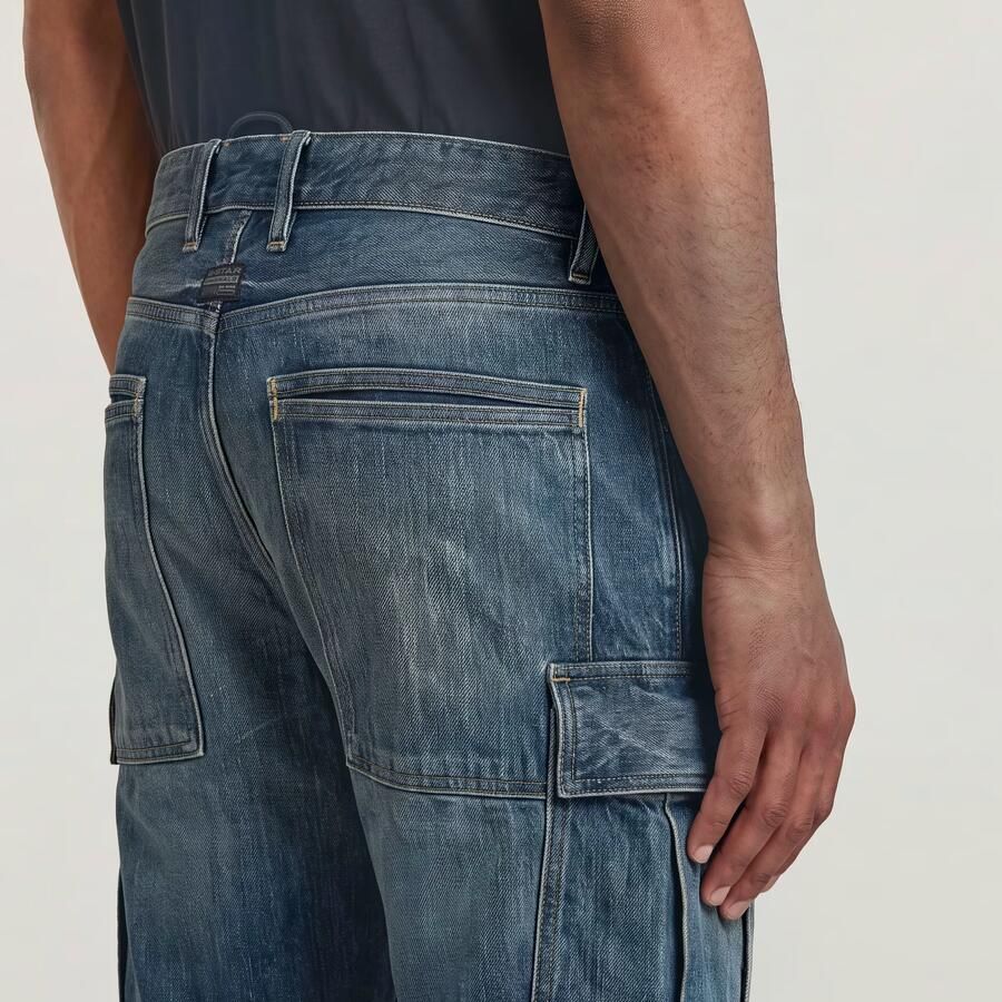 G-Star RAW Contor Regular Cargojeans Donkerblauw Heren - Foto 4