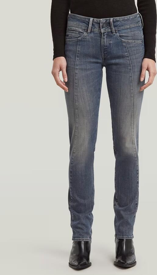 G-Star RAW Contor Slim Jeans Donkerblauw Dames