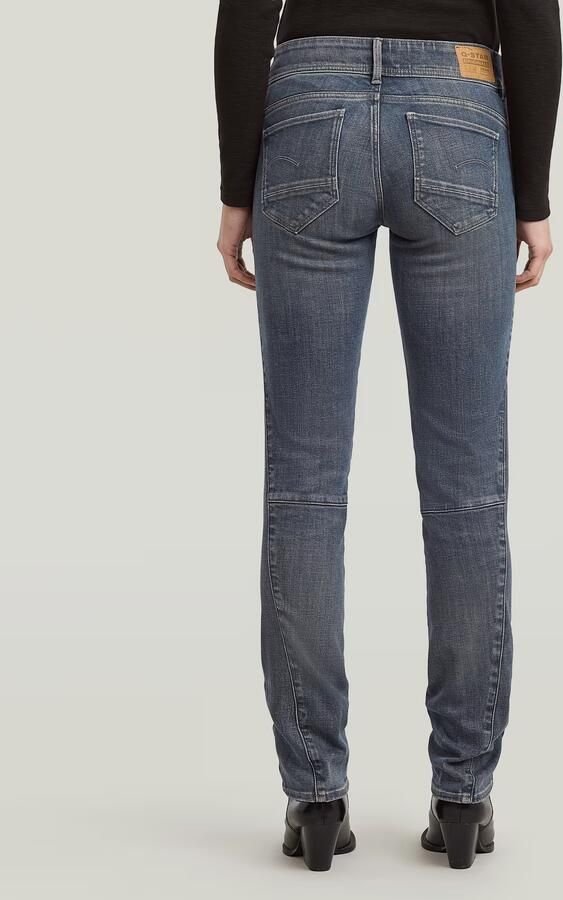 G-Star RAW Contor Slim Jeans Donkerblauw Dames - Foto 6