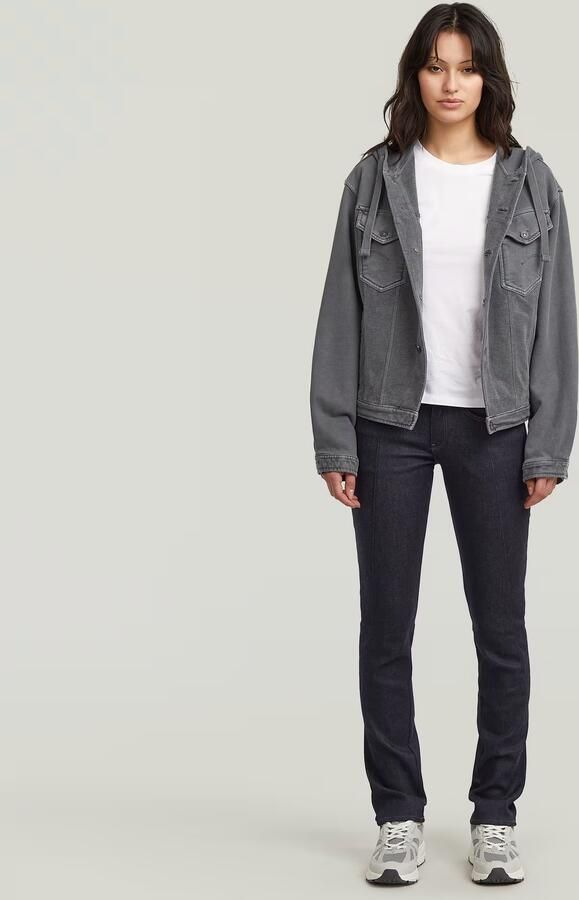 G-Star RAW Contor Slim Jeans Donkerblauw Dames - Foto 6