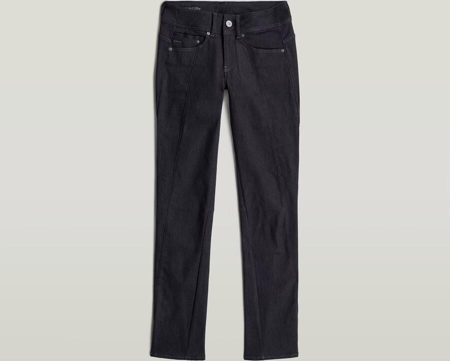 G-Star RAW Contor Slim Jeans Donkerblauw Dames - Foto 5