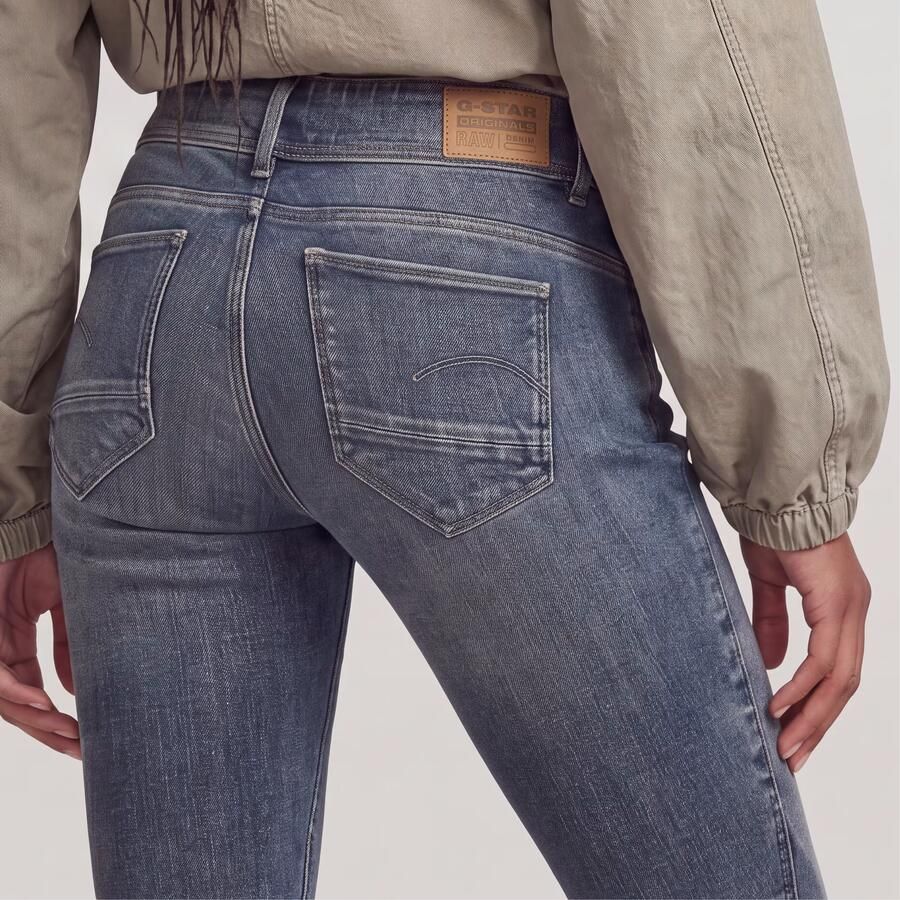 G-Star RAW Contor Slim Jeans Donkerblauw Dames - Foto 3