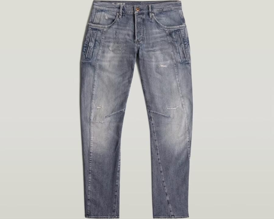 G-Star RAW Contor Slim Jeans Donkerblauw Heren - Foto 4