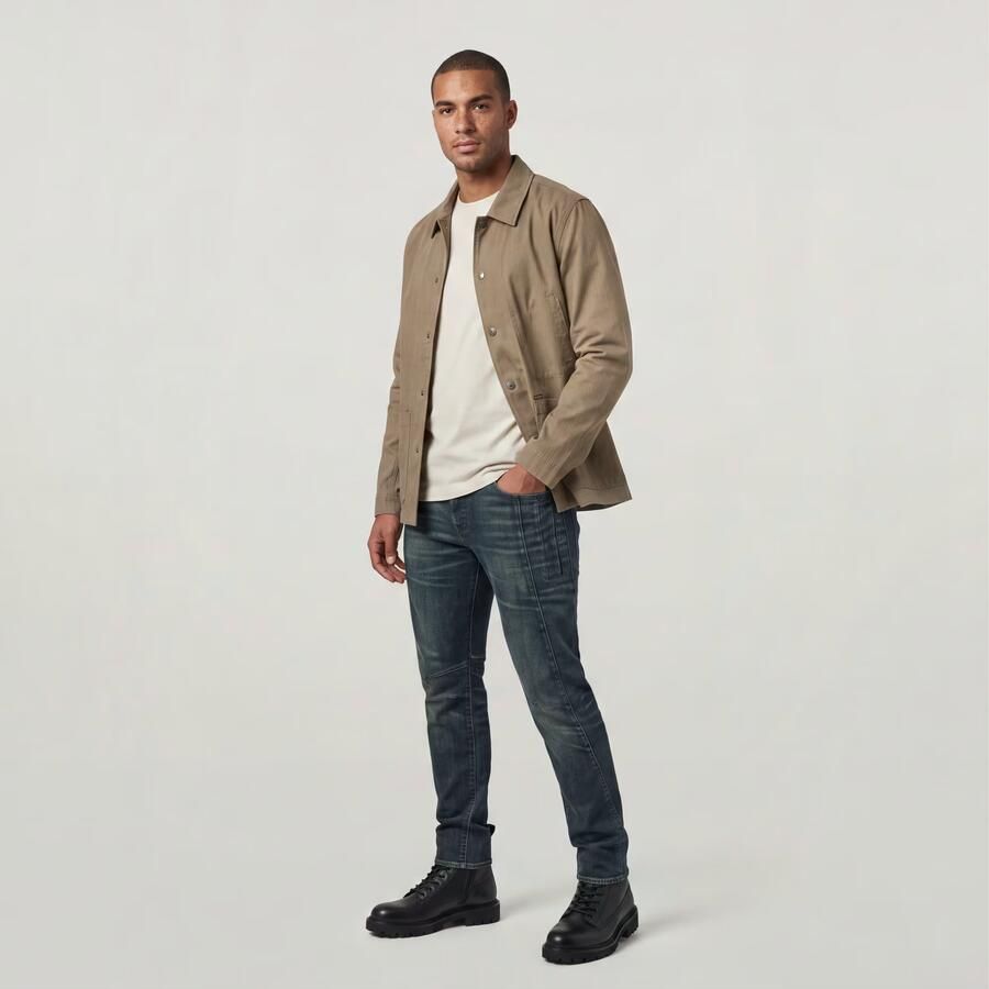 G-Star RAW Contor Slim Jeans Donkerblauw Heren - Foto 5