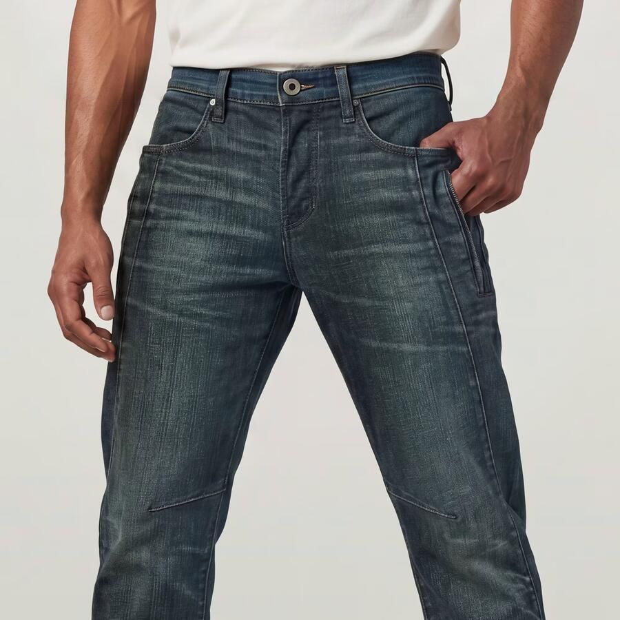 G-Star RAW Contor Slim Jeans Donkerblauw Heren - Foto 6